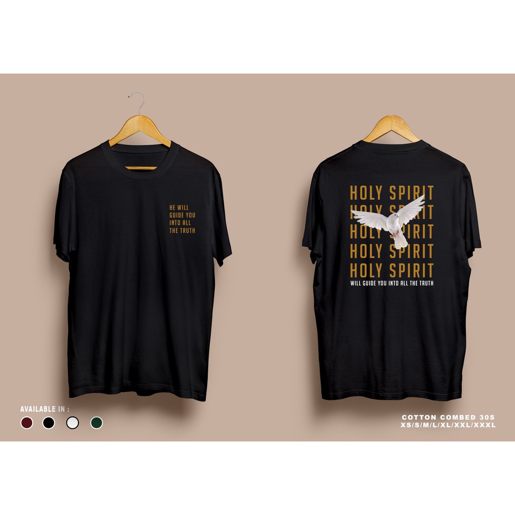 . เสื้อยืด ลาย Spiritual BLESSED CLOTH - HOLY SPIRIT | Shopee Thailand