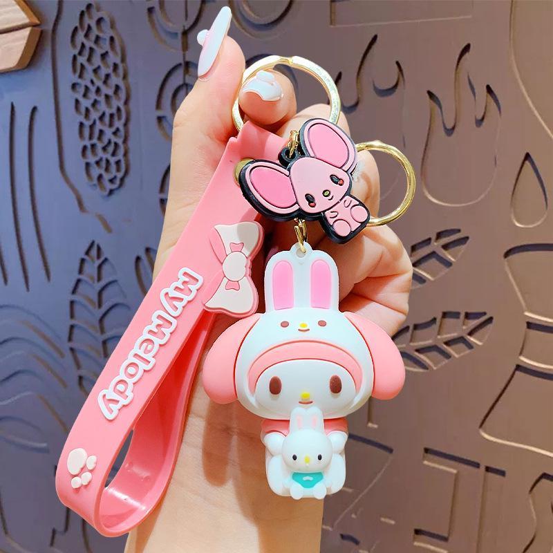 kulomi-pendant-holds-cute-pet-key-chain-female-sanrio-doll-schoolbag-pendant-cartoon-gift-car-key-pendant