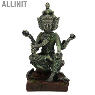 Allinit Buddha Statue Decoration Hand Crafted Resin Mini Statues for