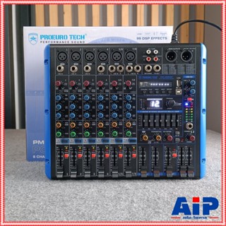 PROEUROTECH PMX-808 POWERMIXER เพาเวอร์มิกซ์ มิกซ์ มิกเซอร์ เครื่องเสียง เครื่องปรับแต่งเสียง PMX 808 PMX808 เอไอ-ไพศาล