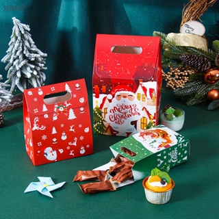 [BestBuyshop] ถุงของขวัญคริสต์มาส ลายเกล็ดหิมะ ตังเม คุกกี้ เบเกอรี่ สําหรับเด็ก