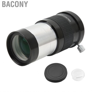 Bacony Barlow Lens  FMC Green Film Metal Gasket 2X Optical Glass Reduce Reflections  Magnifying for Astronomy