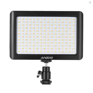 {Fsth} Andoer Mini Portable Dimmable Studio Video Photography LED Light Panel Lamp 3200K/6000K 192pcs Beads for Canon  DSLR Camera DV Camcorder