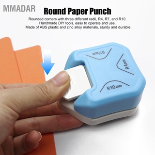 MMADAR Corner Rounder กระดาษ Punch R4 R7 R10 เครื่องตัดใบมีดโลหะ เครื่องมือ สำหรับ PVC Photo DIY Crafting