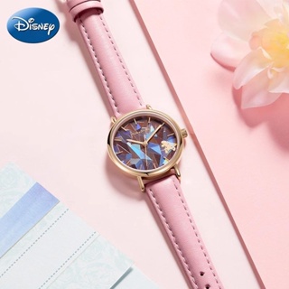  Disney นาฬิกาข้อมือ กันน้ํา สไตล์มินิมอล สําหรับผู้หญิง มัธยมต้น