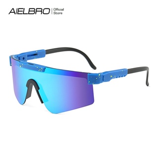Aielbro แว่นตากันแดด UV400 สําหรับผู้ชาย ผู้หญิง เหมาะกับการเล่นกีฬา ขี่จักรยาน ตกปลา ท่องเที่ยว ตั้งแคมป์