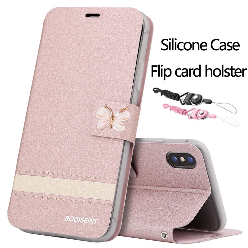 butterfly-เคส-ฝาพับหนัง-apple-iphone-14-13-pro-max-iphone14-plus-iphone13-mini-แม่เหล็ก-ซองหนังพลิก-magnetic-flip-protective-cover-soft-shell-tpu-phone-case