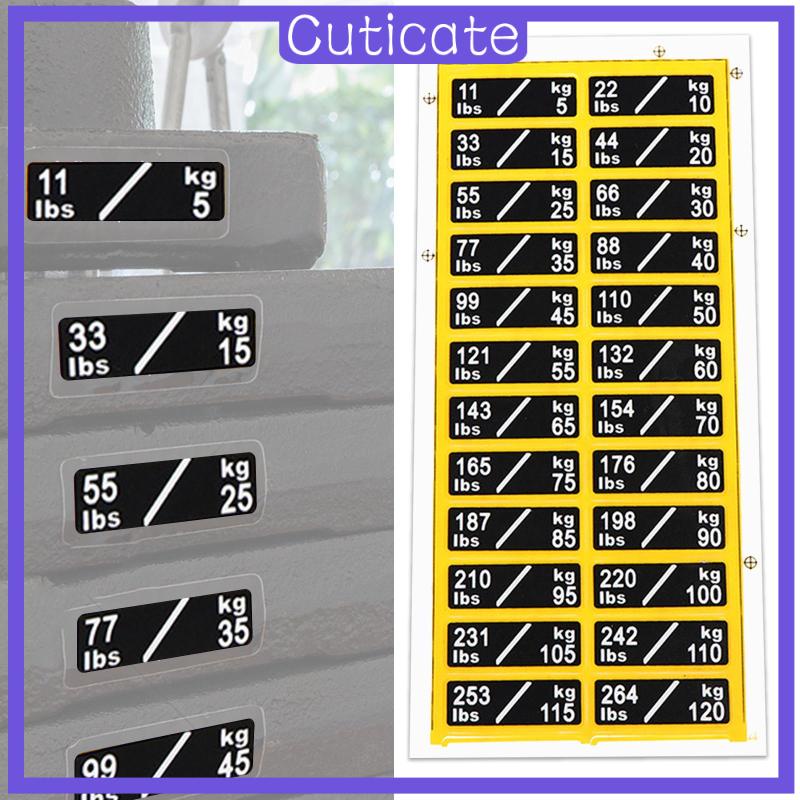 cuticate-สติกเกอร์ตัวเลข-11lbs-เป็น-264lbs-5-กก-เป็น-120-กก-สําหรับยิม-บ้าน-นอกบ้าน