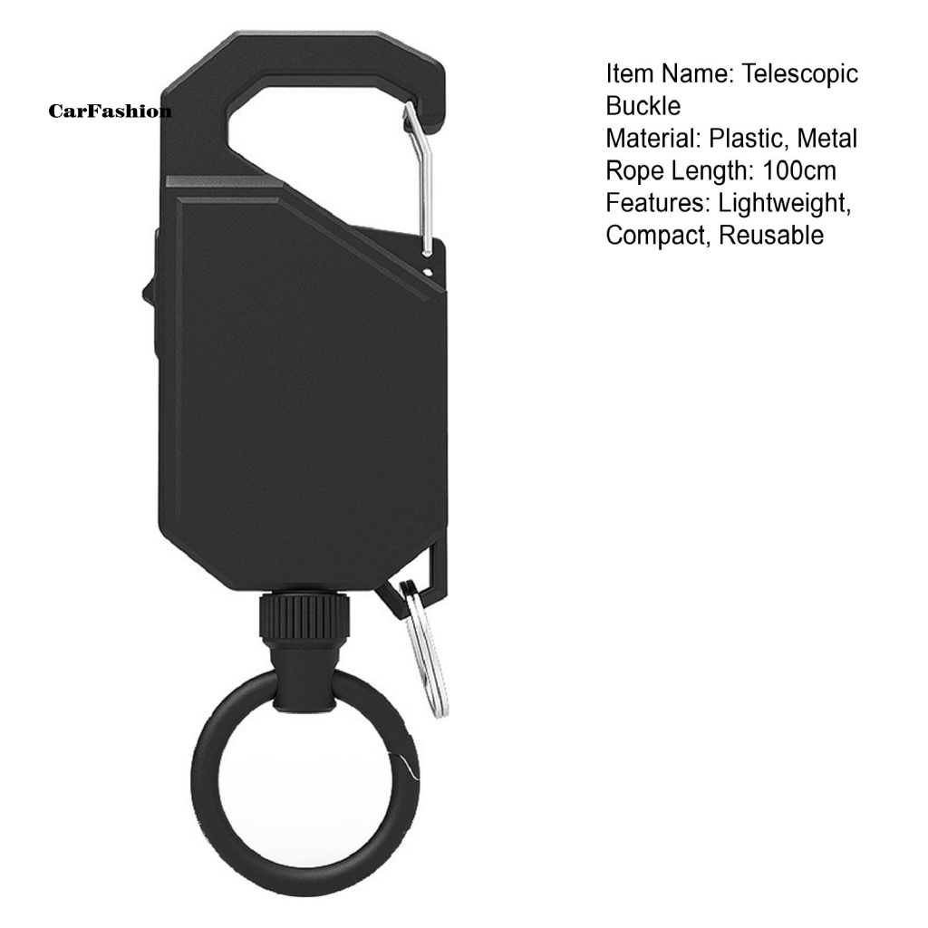 lt-carfashion-gt-พวงกุญแจคลิปคาราบิเนอร์-ป้องกันการสูญหาย-สะดวก-พร้อมหัวเข็มขัดยืดไสลด์-เหมาะสําหรับตั้งแคมป์-และกิจกรรมกลางแจ้ง