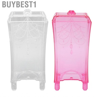 Buybest1 Cotton Pad Holder Durt Free Makeup Box for Bathroom