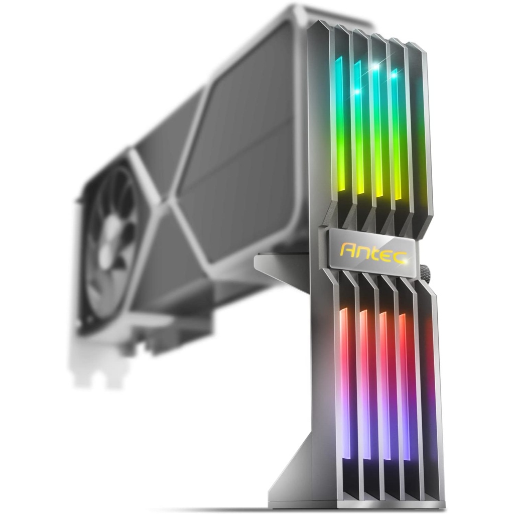 ANTEC GPU Holder Gray ARGB ที่ค้ำการ์ดจอ Mainboard Sync ARGB | Shopee ...