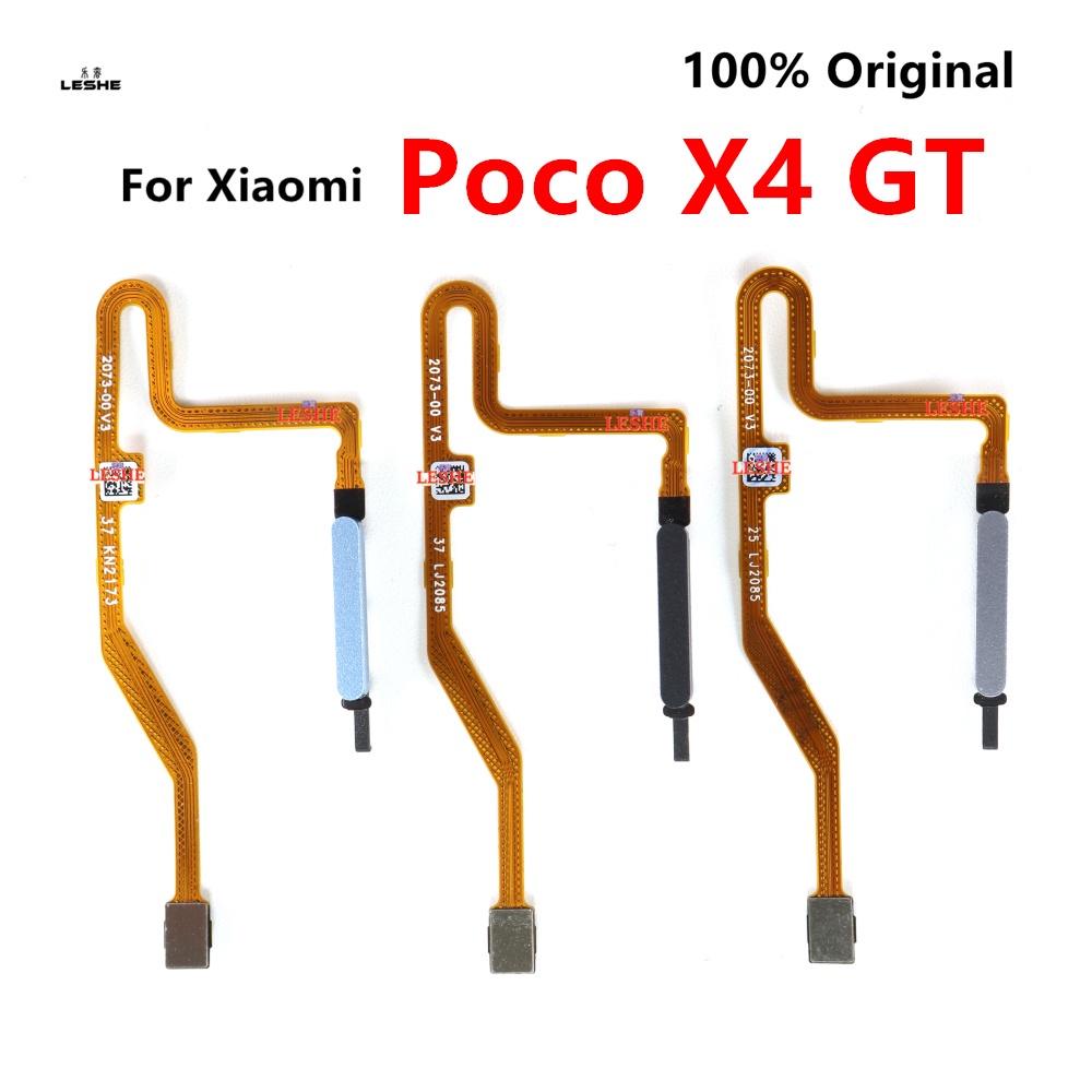 สําหรับ Xiaomi Poco X4 GT 22041216G ปุ่มโฮม เซนเซอร์ลายนิ้วมือ พร้อมสาย ...