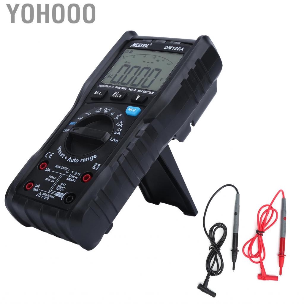 Yohooo Digital Multimeter Anti‑Burn Design Small Voltage HD LCD Display ...
