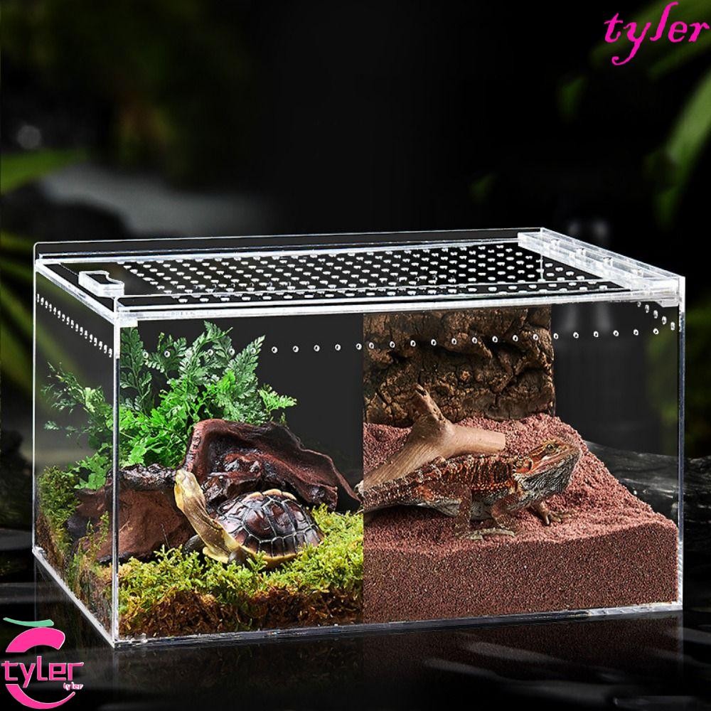 Tyler Lizard Terrarium Habitat, อะคริลิคใสสัตว์เลื้อยคลาน Breeding Box ...