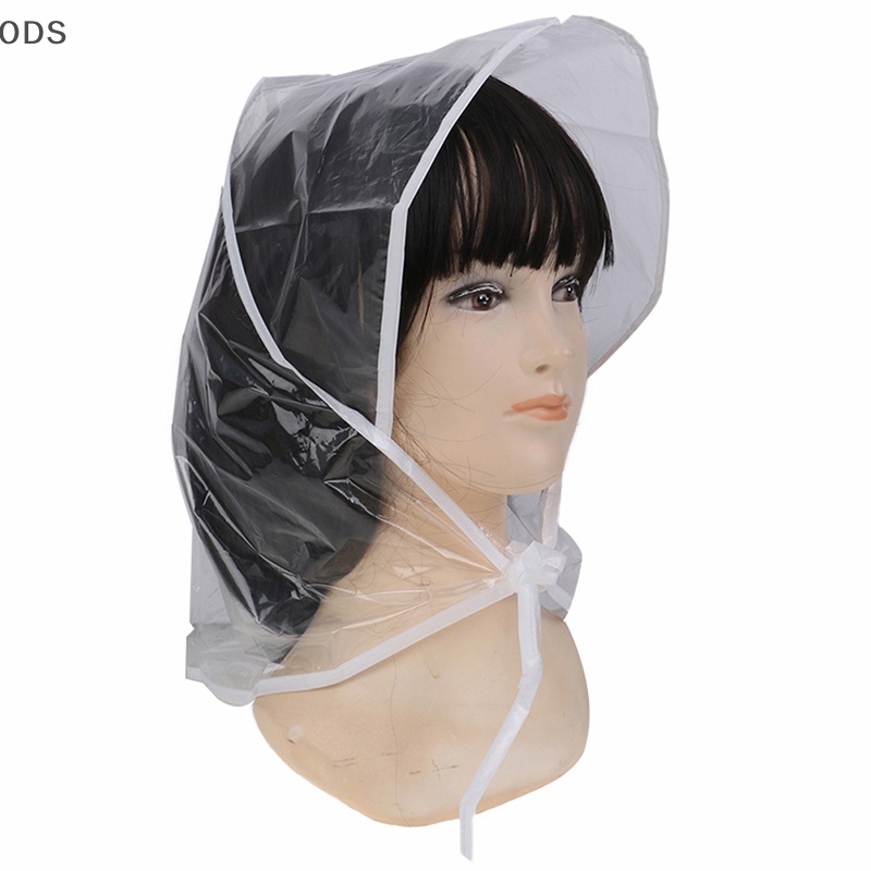 ods-หมวกกันฝน-พลาสติก-ปกป้องทรงผม-สําหรับผู้หญิง-1-ชิ้น-od