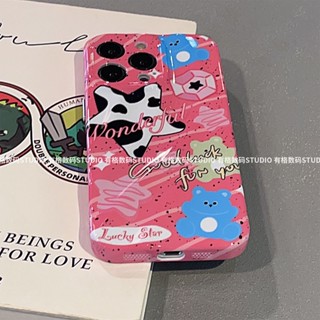 เคสโทรศัพท์มือถือ กันกระแทก ลายการ์ตูนน่ารัก สไตล์เกาหลี สําหรับ Iphone 14 pro max 13promax 12pro iPhone11