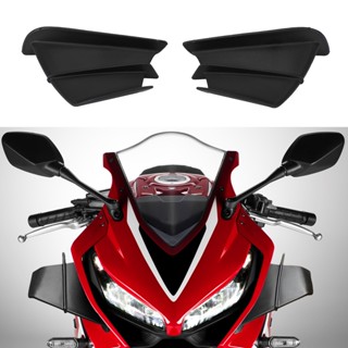 ฝาครอบสปอยเลอร์ครีบลมด้านข้าง สีดํา สําหรับ Honda Cbr650R Cbr500R Cb1000R