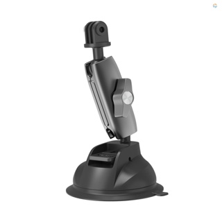 {Fsth} TELESIN TE-SUC-010 Aluminum Alloy Suction Cup Mount with Double Ball Head 1/4 Inch Screw Replacement for  11 10 9 Action Camera ILDC Smartphone