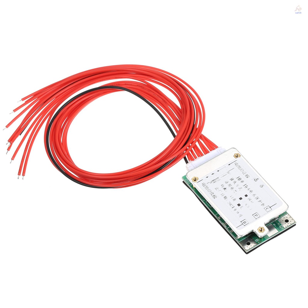 บอร์ดแบตเตอรี่ลิเธียมไอออน-10s-15a-36v-37v-bms-pcb-pcm-พร้อมฟังก์ชั่นสมดุล-สําหรับจักรยานไฟฟ้า