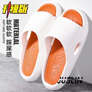 JUSLIN   รองเท้าแตะ สบายขึ้น นุ่ม พื้นหนา เพิ่มสูง รองเท้าหัวโต 2023 ใหม่  Trendy Korean Style fashion Chic B90H2YA 37Z230910