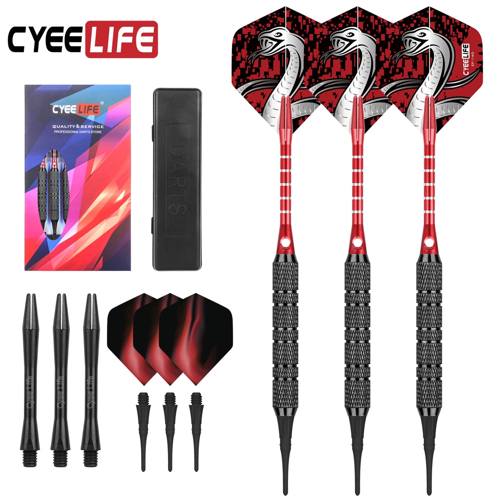 CyeeLife 18/22g Soft Throwing Dart Aluminum Rod Throw resistant Glue