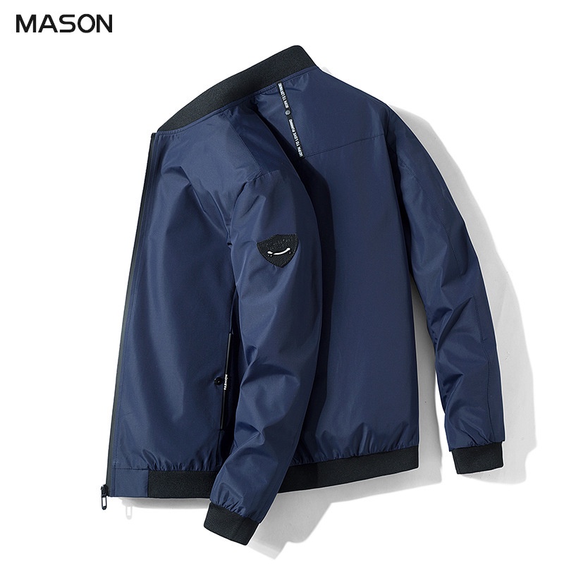 mason-ใหม่-เสื้อแจ็กเก็ต-คอปกตั้ง-ขนแกะ-สําหรับผู้ชาย