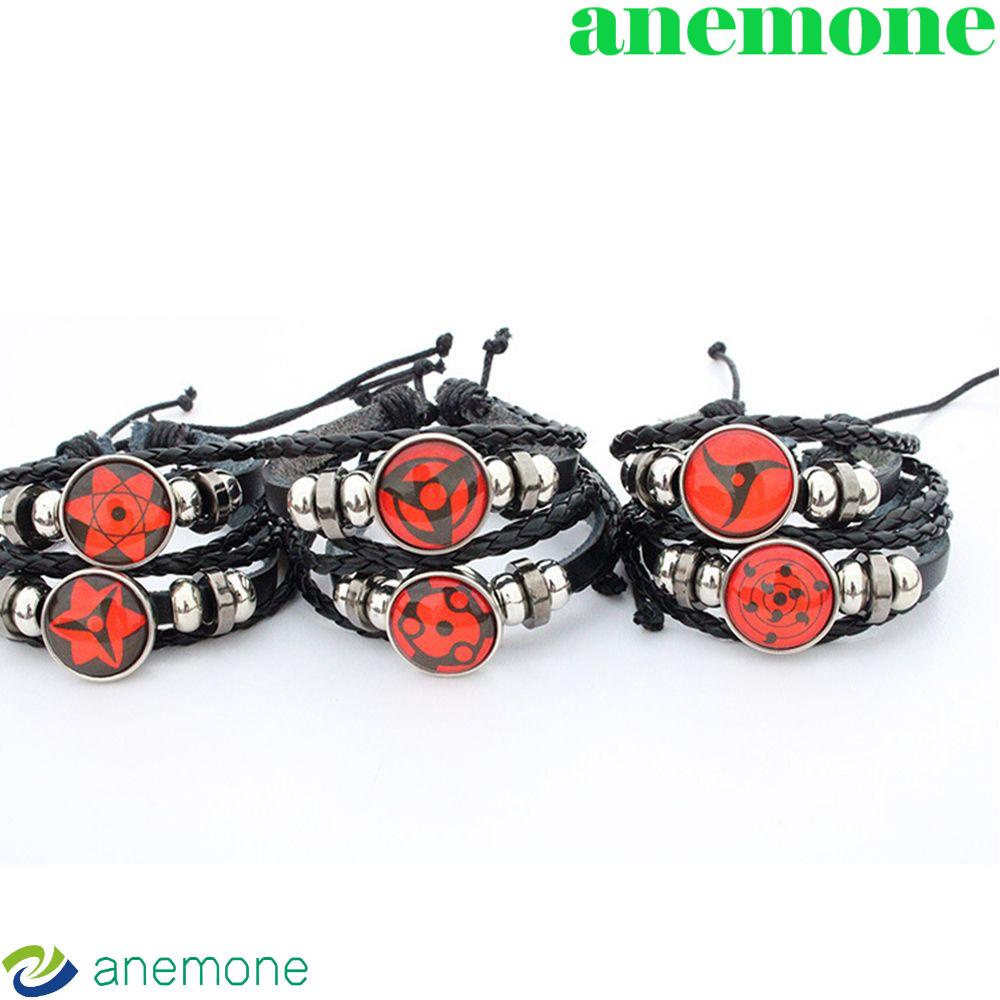 anemone-สร้อยข้อมือ-สแน็ปตานารูโตะ-1-ชิ้น-เครื่องประดับแก้ว-ปุ่มสแน็ป-คอสเพลย์-แฮนด์เมด-กําไลข้อมือนารูโตะ