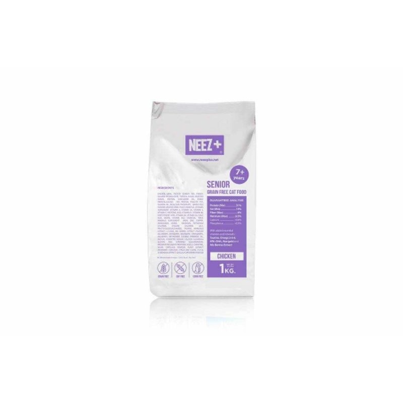 [300g] Neez+อาหาร แมว สูตร เกรน ฟรี Neez+ Lite อาหารแมวกลูเตนฟรี รสไก่ ...