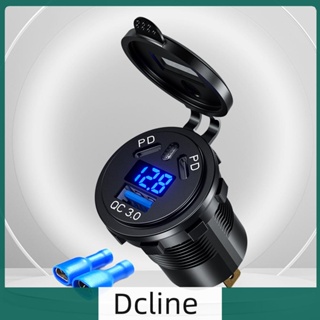 [Dcline.th] อะแดปเตอร์ชาร์จเร็ว 45W PD Type C QC3.0 สําหรับเรือ ATV