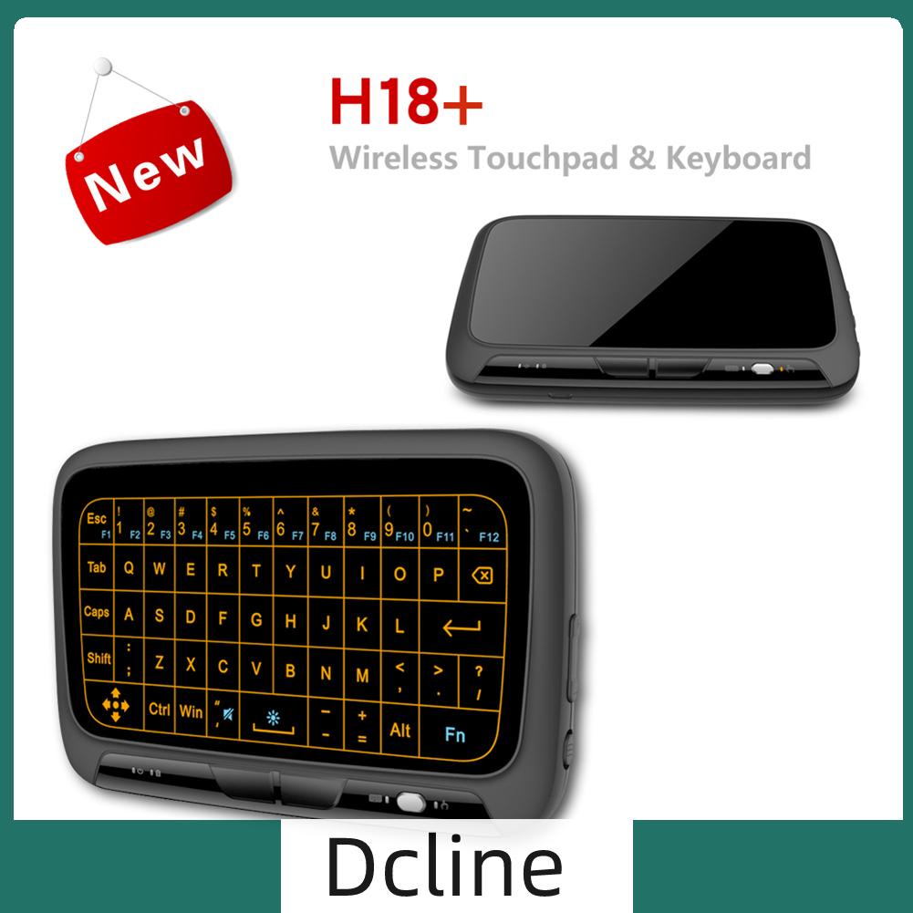 dcline-th-ทัชแพดเมาส์-คีย์บอร์ดไร้สาย-หน้าจอ-2-4ghz-qwerty-สําหรับคอมพิวเตอร์