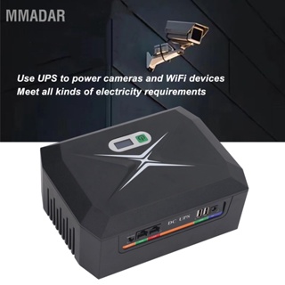 MMADAR Mini UPS แบตเตอรี่สำรอง 20800mAh Uninterruptible Power Supply สำหรับกล้องรักษาความปลอดภัย Router WiFi 60W 100-240V