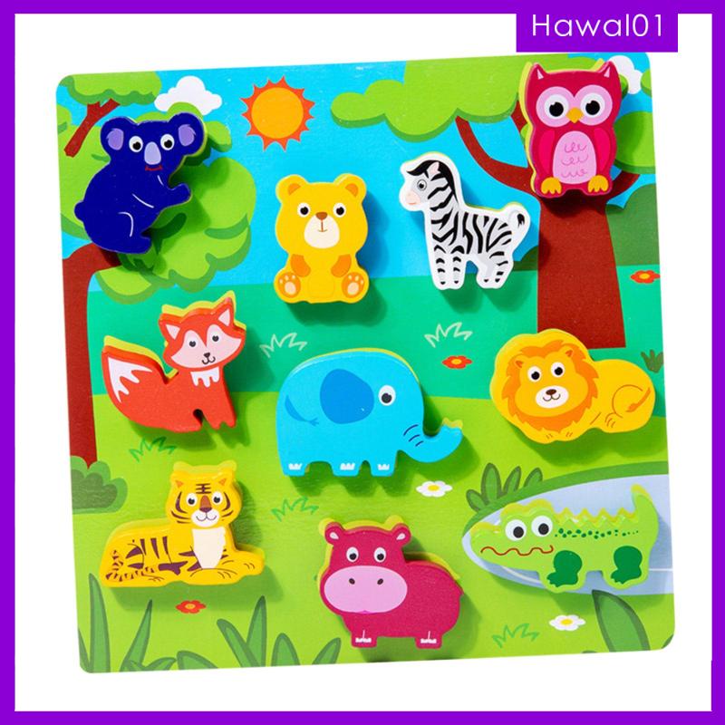 [Hawal] จิ๊กซอว์ไม้ รูปทรงมอเตอร์ ของเล่นเสริมพัฒนาการ สําหรับเด็กอายุ ...