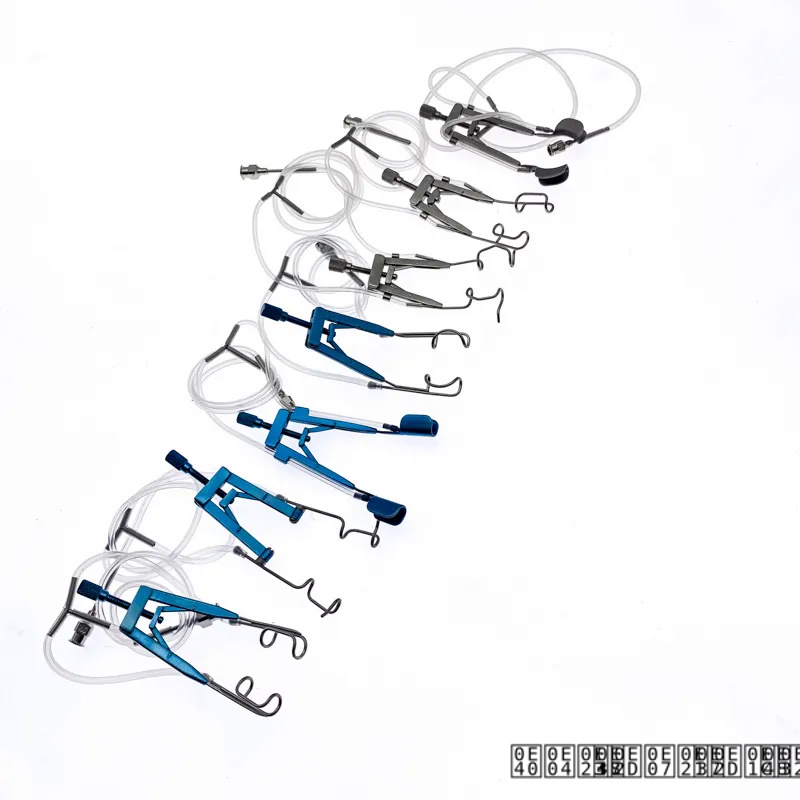 Eye Speculums Aspirating Speculum Flushing เปลือกตา Spreader ปรับ