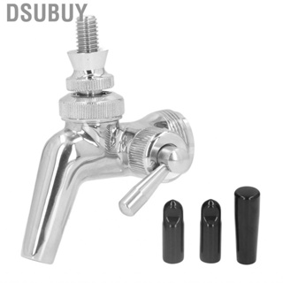 Dsubuy Beer Flow Control Faucet Stainless Steel Tap W/Dust Cover Handle