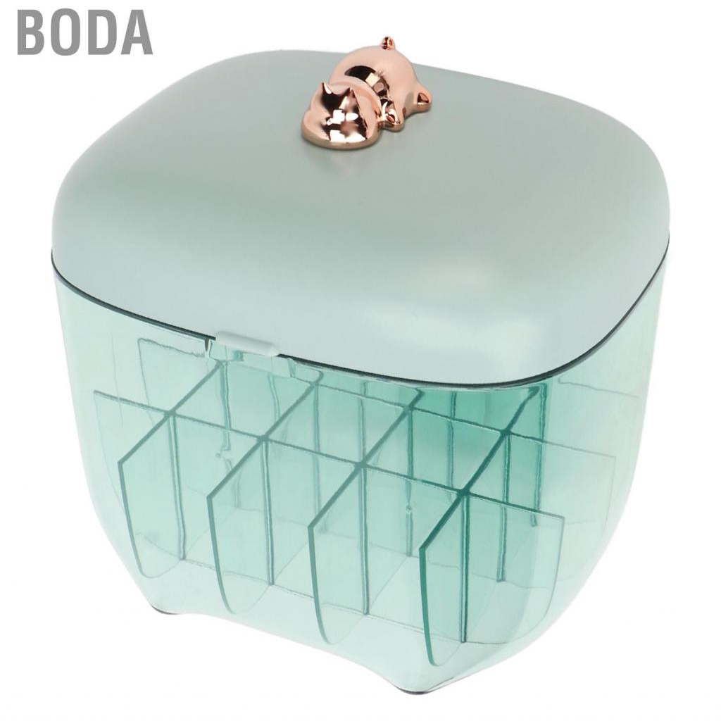 boda-lipstick-holder-dustproof-large-clear-display-storage-stand-with-mirror