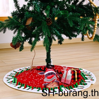 【Buran】พรมปูพื้น แบบนิ่ม ลายต้นคริสต์มาส สําหรับตกแต่งห้องนอน 1 2 3