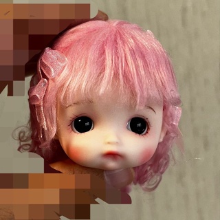 Bjd 1/8 วิกผมหัวเด็ก แบบถอดออกได้