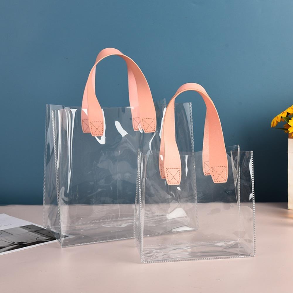 Bubble ถุงช้อปปิ้ง PVC แบบใส หูหิ้ว สําหรับใส่ของขวัญ | Shopee Thailand