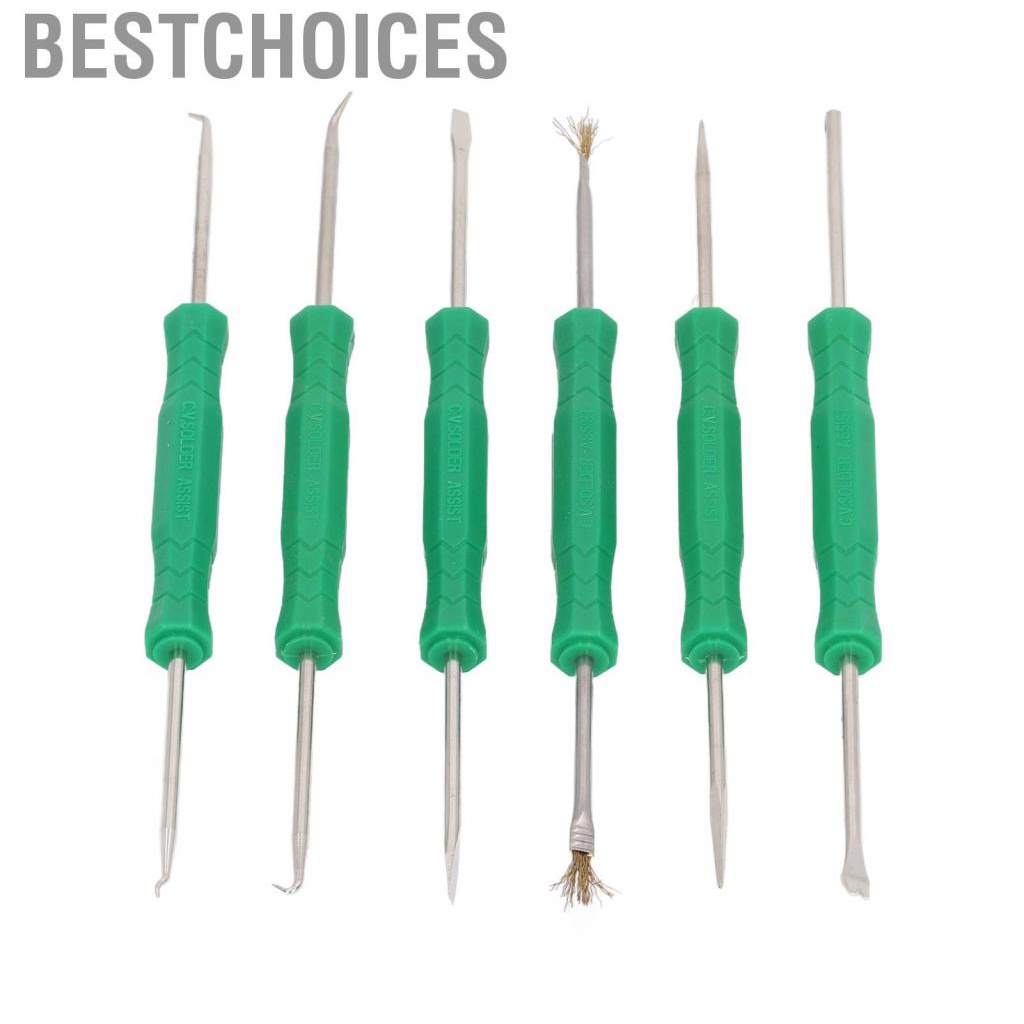 bestchoices-6-pcs-set-solder-assist-tool-double-sided-hardened-tip-ergonomically-professional-welding-auxiliary-tools-soldering-accessories