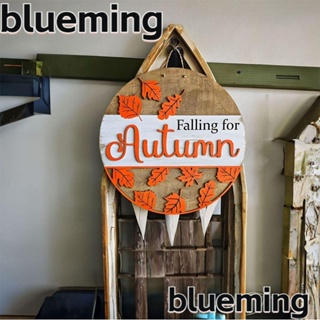 Blueming2 ป้ายไม้ Welcome สําหรับติดประตูบ้าน โรงแรม