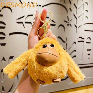 Desmond พวงกุญแจ จี้ตุ๊กตาลิงกอริลลาน่ารัก ติดแขน แบบนิ่ม สําหรับตกแต่งกระเป๋าเป้สะพายหลัง