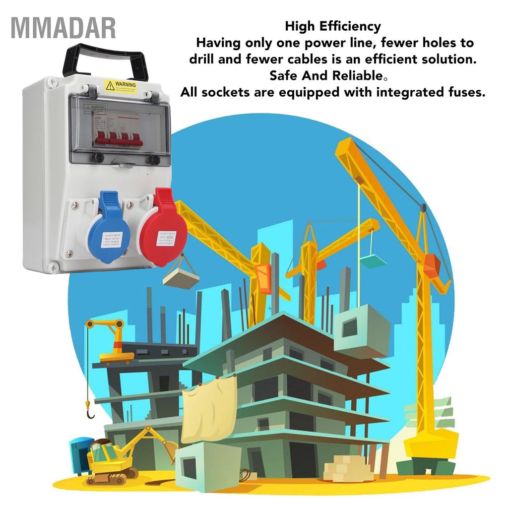mmadar-construction-power-distributor-5-pin-handheld-wall-with-1pc-for-schuko-socket-230v-or-400vac