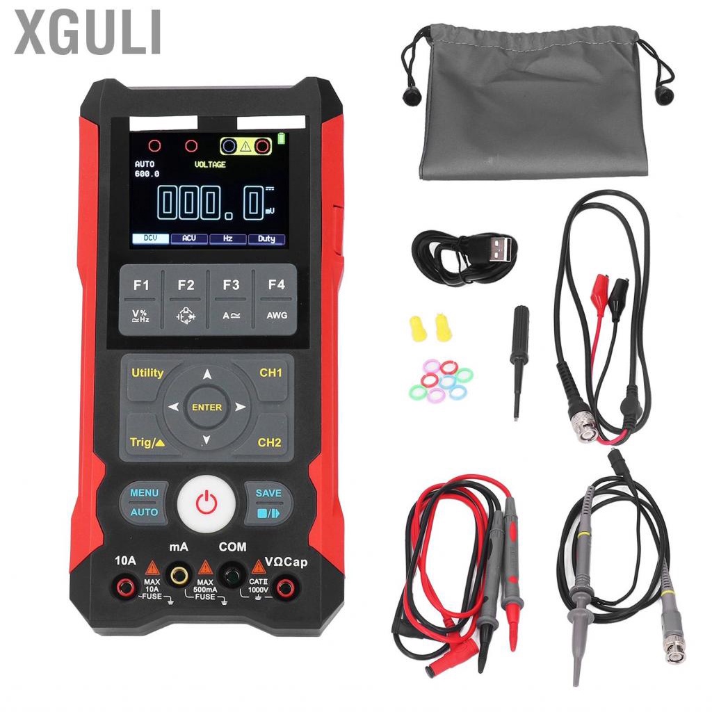Xguli 3 In 1 Digital Meter Handheld Oscilloscope Waveform Multimeter ...