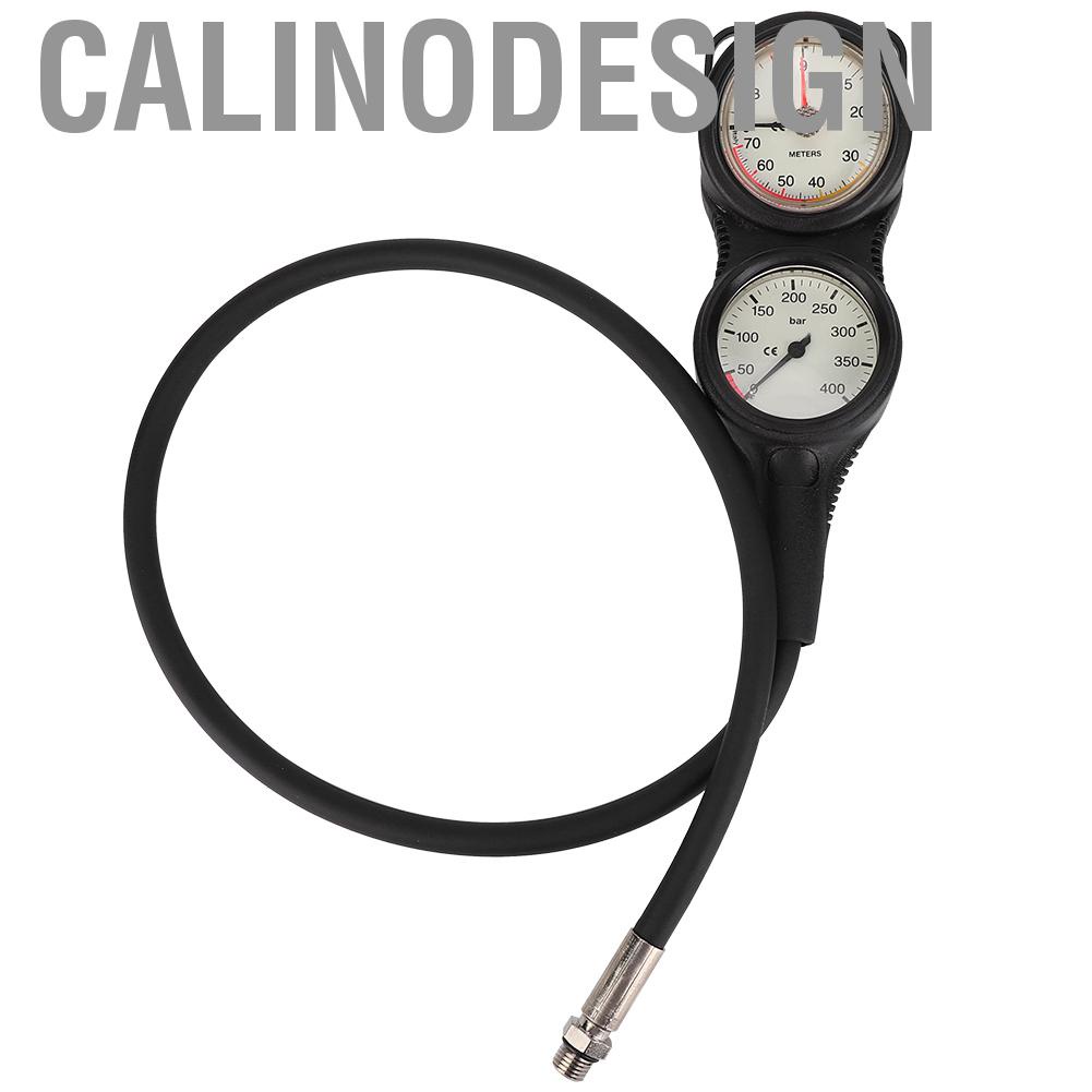 Calinodesign Professional Diving Gauges Luminous Gage Depth Meter