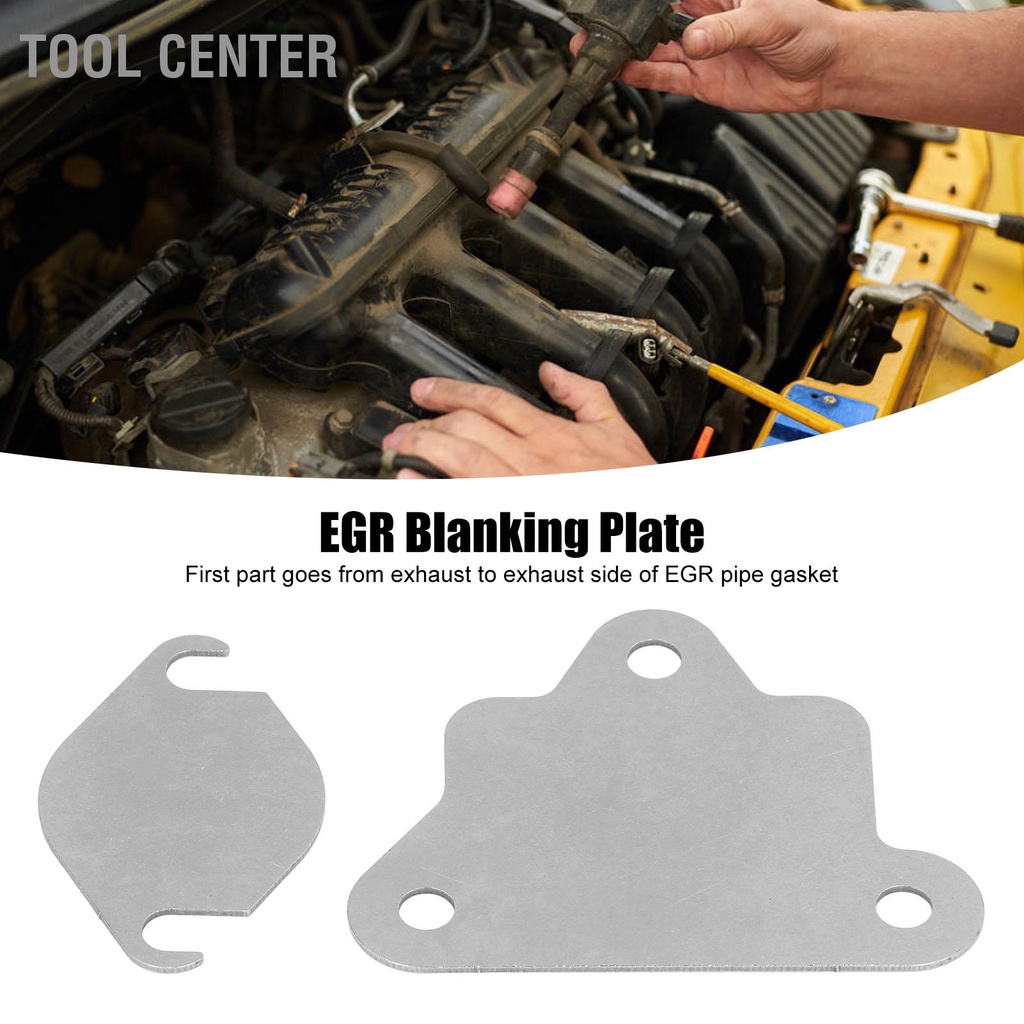 Tool Center EGR Blanking Plate Full Blank Kit สำหรับ Mazda BT50 เครื่องยนต์ 2.2L 3.2L Cyl อะไหล่