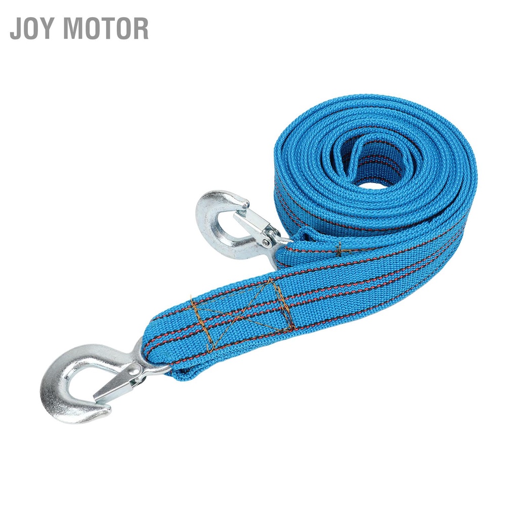 JOY Motor สายรัดพร้อมตะขอ 13ft ความยาว 5 ตันโหลดไนลอนความแข็งแรงสูง