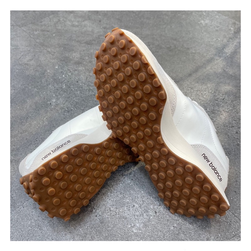 [Genuine] Moonbeam CLASSIC BURGUNDY Shoes NEW BALANCE 327 แฟชั่น