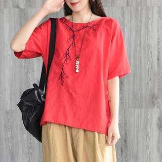 เสื้อเบลาส์ลําลอง คอกลม พิมพ์ลาย Blusa Mujer หรูหรา สไตล์วินเทจ แฟชั่นสําหรับวัยรุ่นผู้หญิง 2023