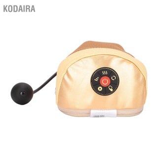 KODAIRA หมอนนวดคอไฟฟ้า เบาะนวดสั่นสะเทือนประคบร้อนสำหรับขาหลังเอว 110-240V