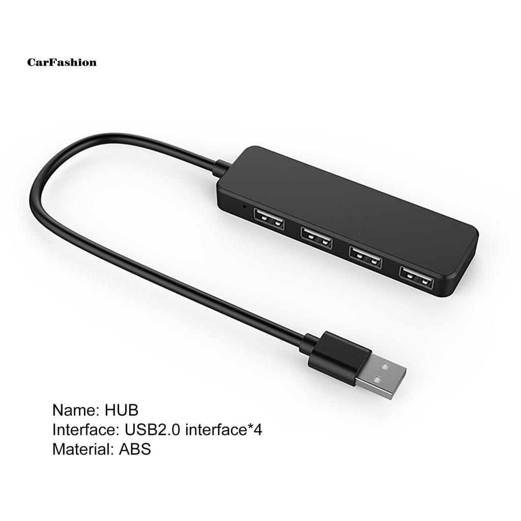 lt-carfashion-gt-4-in-1-ฮับแยกสายเคเบิล-usb20-แบบบางพิเศษ-สําหรับคอมพิวเตอร์